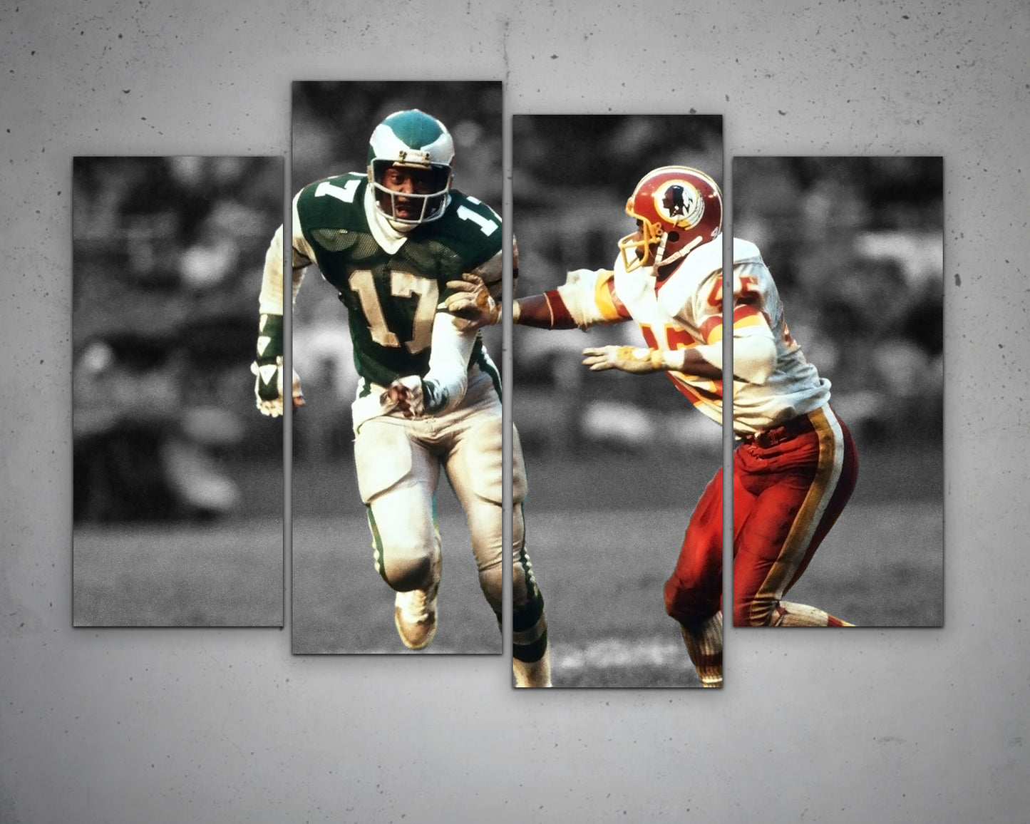 Harold Carmichael Black & White Canvas Art