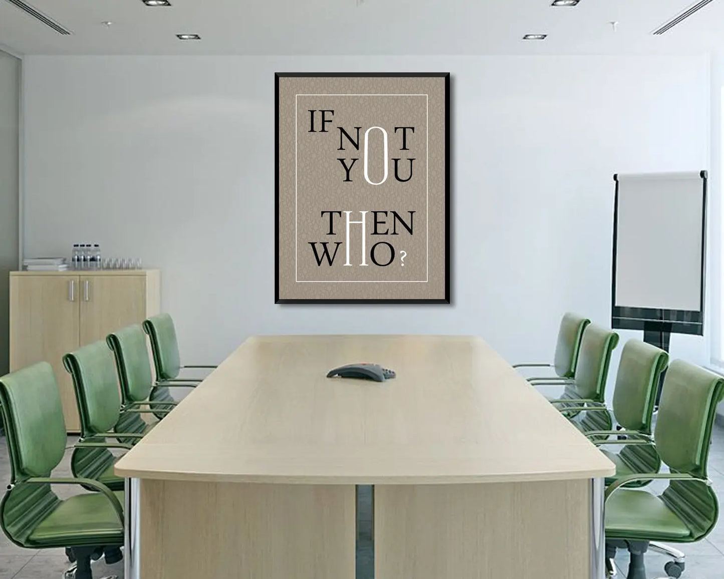 If not you then who Canvas Wall Art