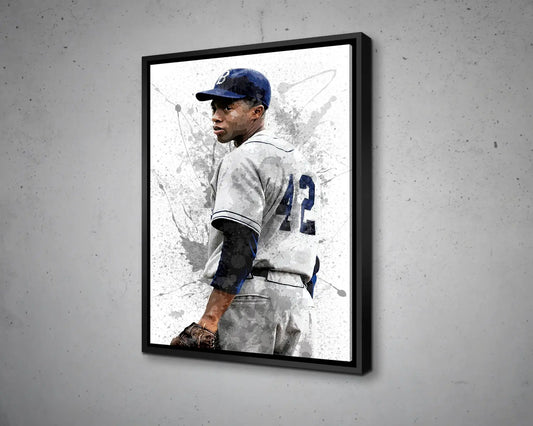 Jackie Robinson Canvas Wall Art