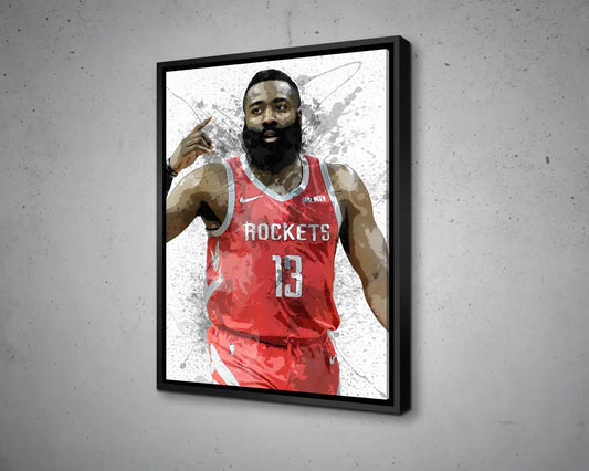 James harden Canvas Wall Art
