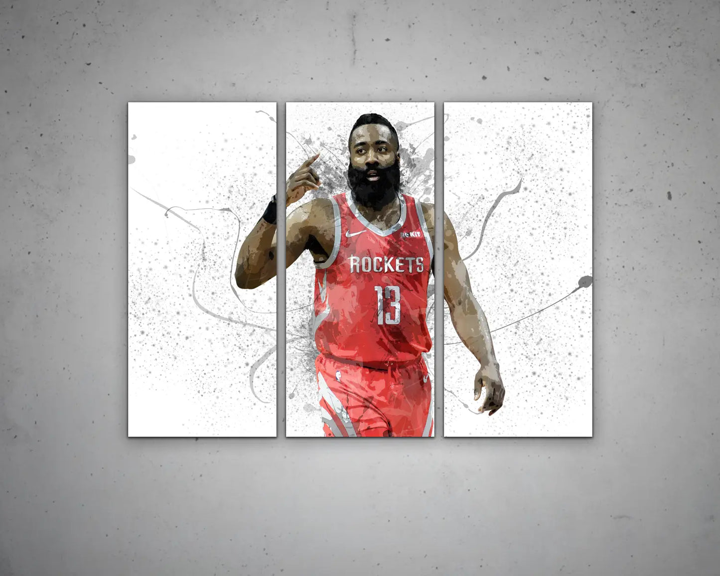 James harden Canvas Wall Art