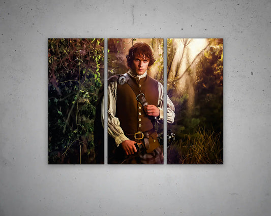 Jamie Fraser Multicolour Wall Art