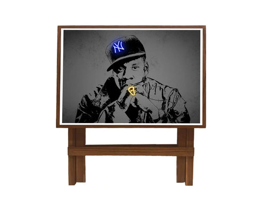 Jay z Neon Effect Coffee and Laptop Table