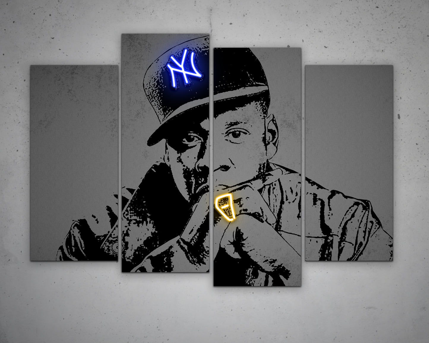 Jay-Z Canvas Wall Art