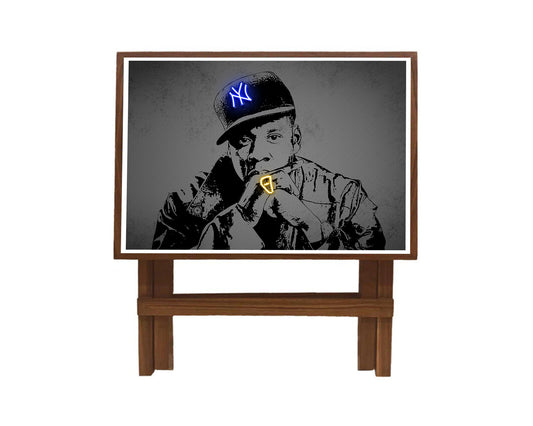 Jay z Neon Effect Coffee and Laptop Table