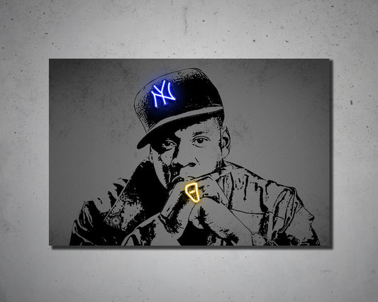 Jay-Z Canvas Wall Art 