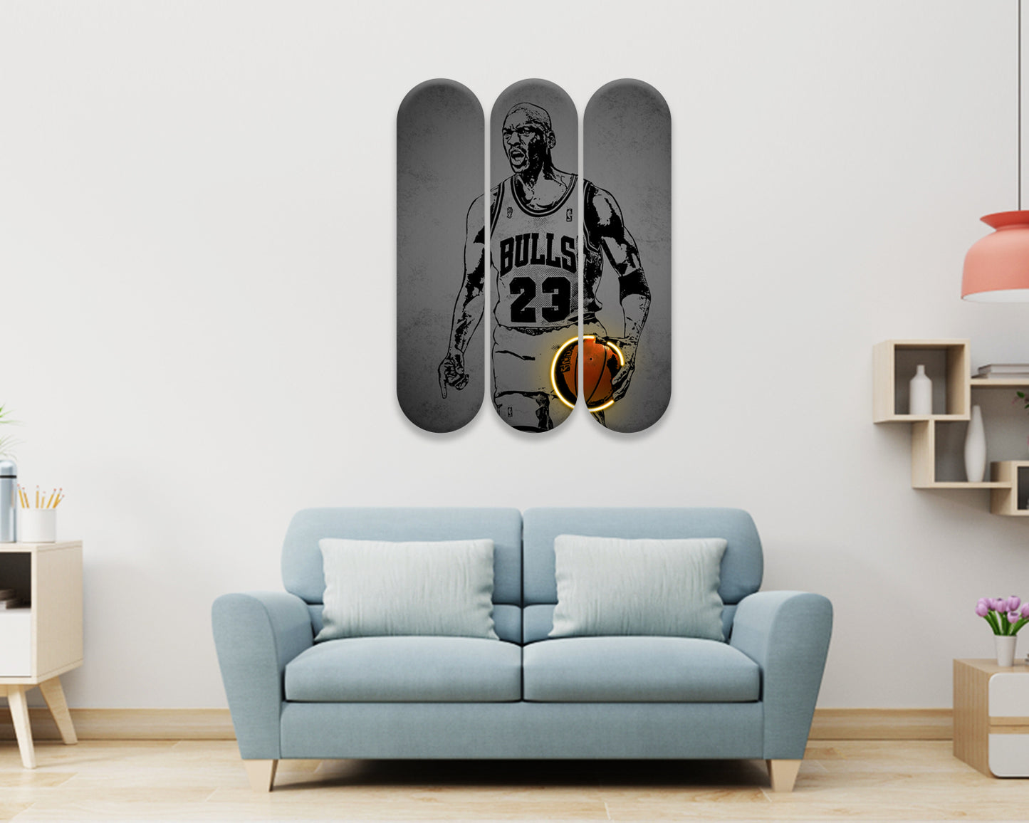 Michael Jordan Acrylic Skateboard Wall Art
