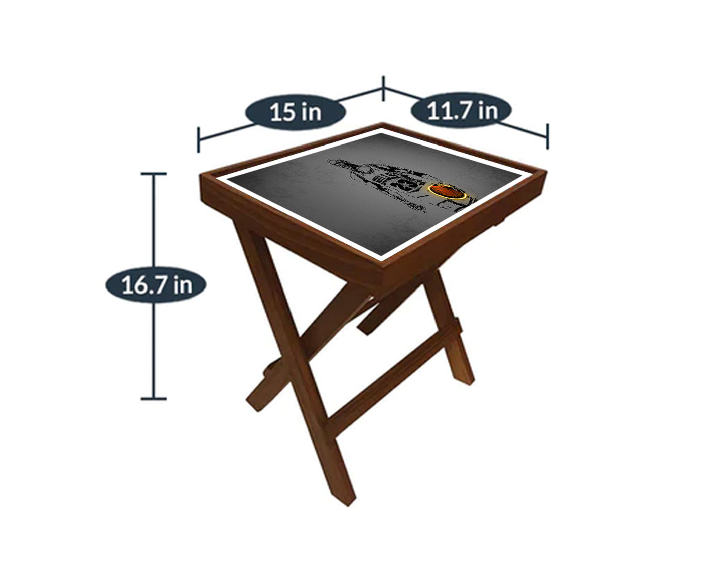 Michael Jordan Neon Effect Coffee and Laptop Table