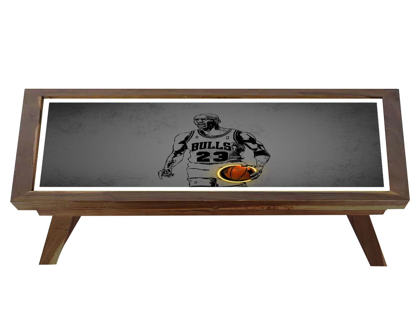 Michael Jordan Neon Effect Coffee and Laptop Table