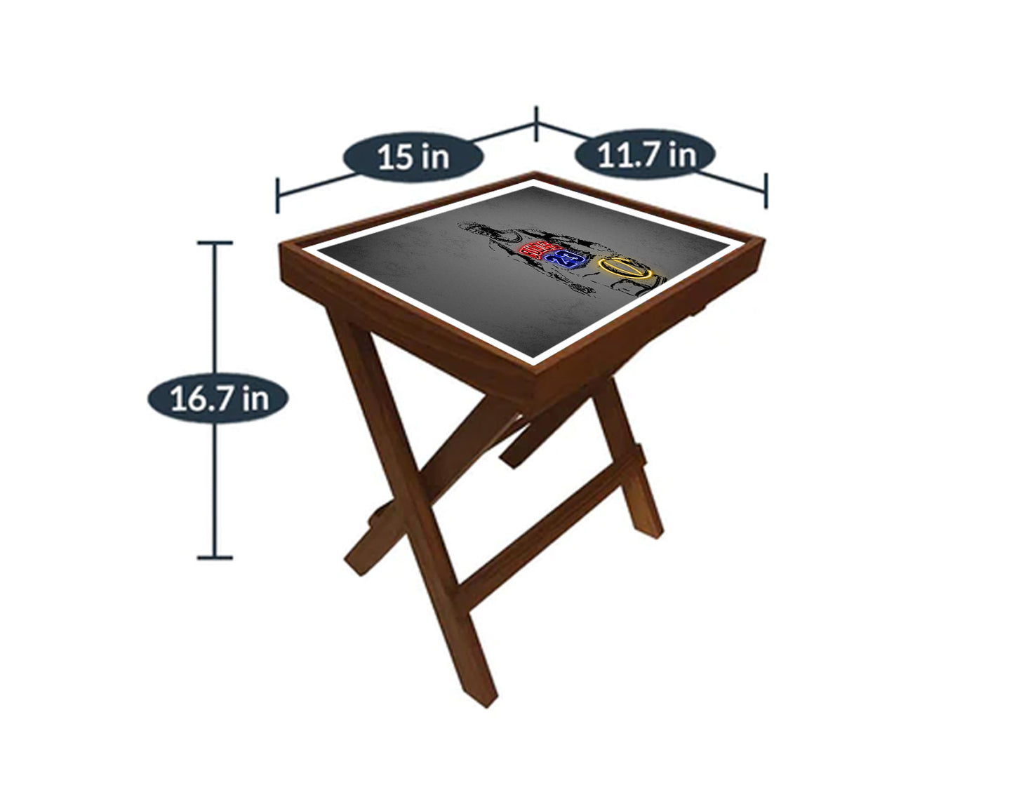 Michael Jordan Neon Effect Coffee and Laptop Table