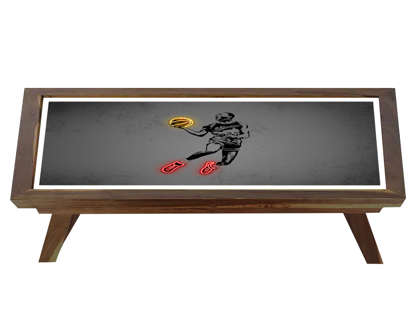 Michael Jordan Neon Effect Coffee and Laptop Table