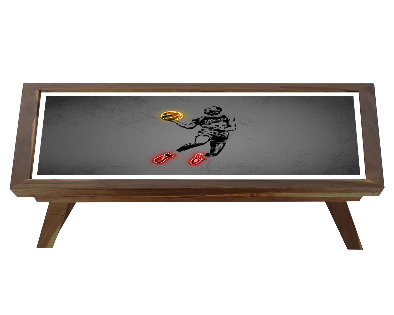 Michael Jordan Neon Effect Coffee and Laptop Table