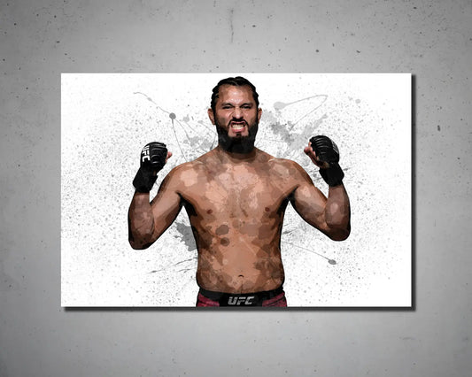 Jorge Masvidal Splash Effect Canvas Art