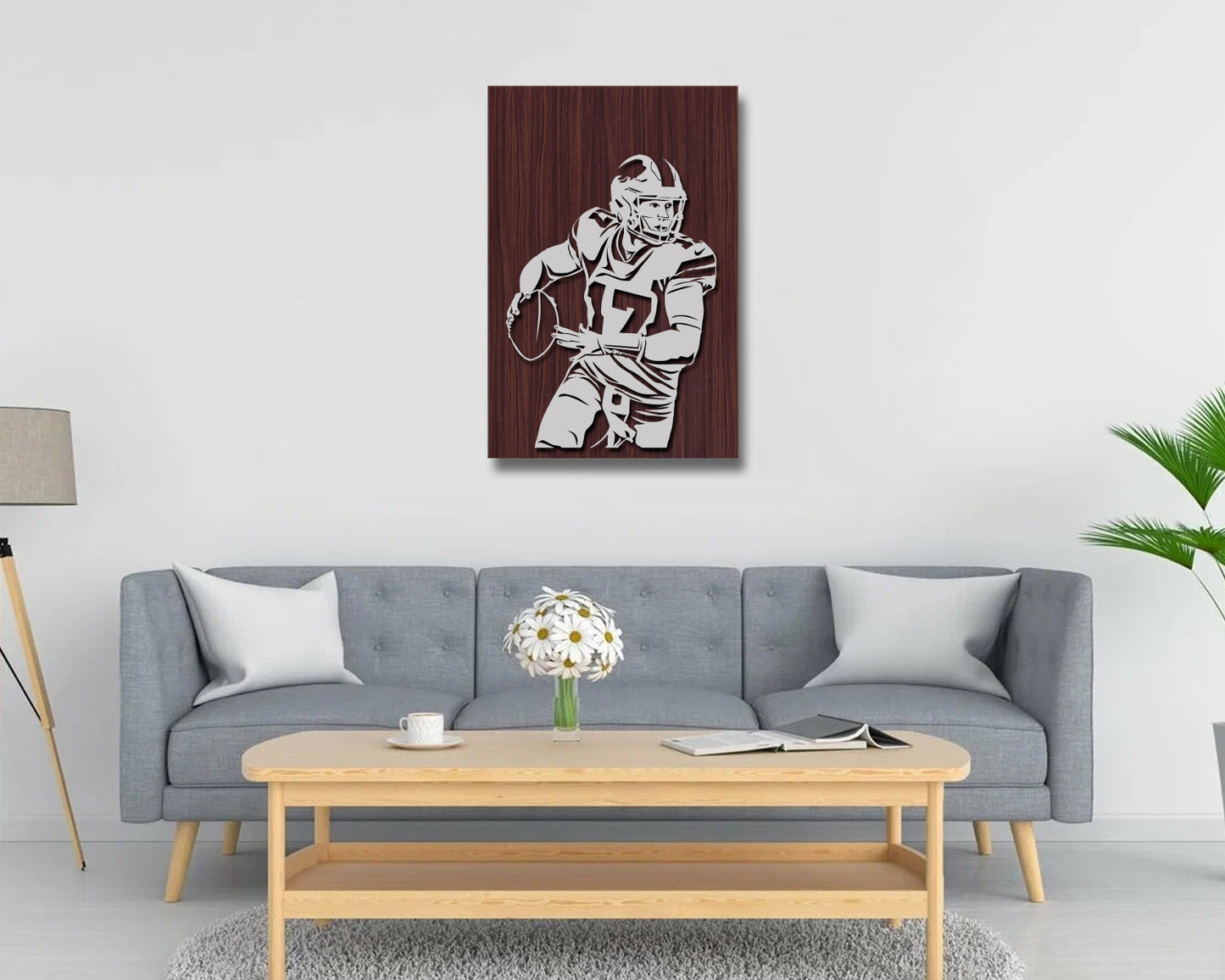 Josh Allen LED Wooden Decal