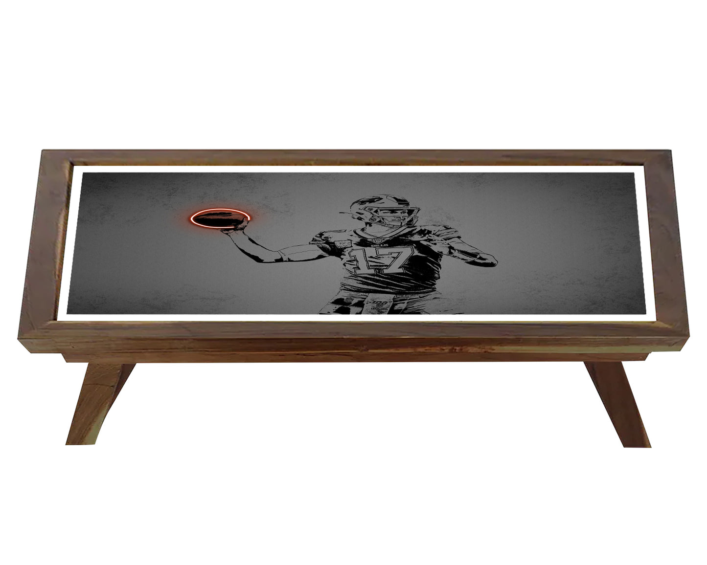 Josh Allen Neon Effect Coffee and Laptop Table