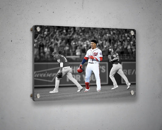 Juan Soto Black & White Canvas Art