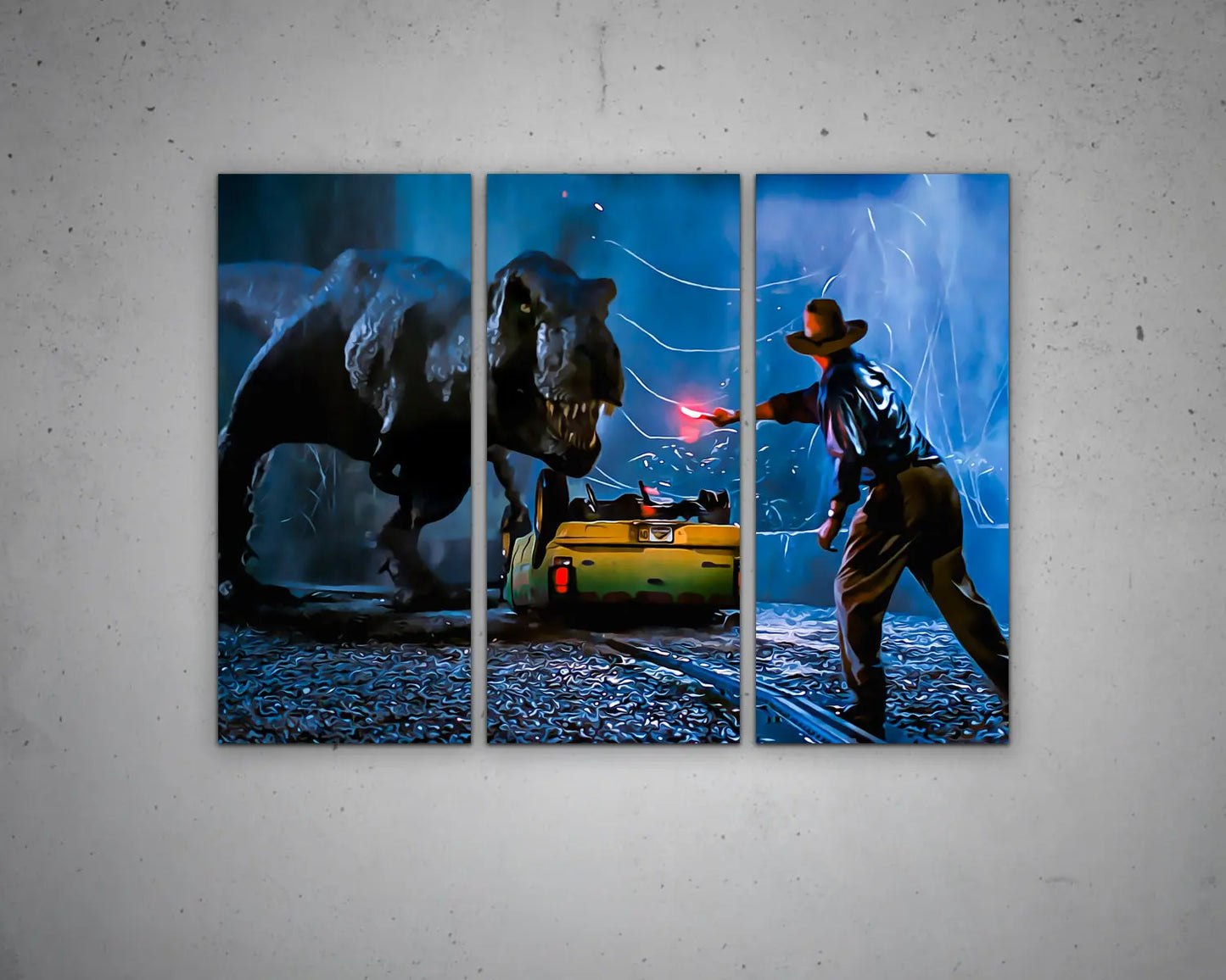 Jurassic Park Multicolour Wall Art