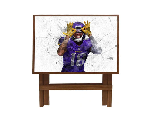 Justin Jefferson Splash Effect Coffee and Laptop Table