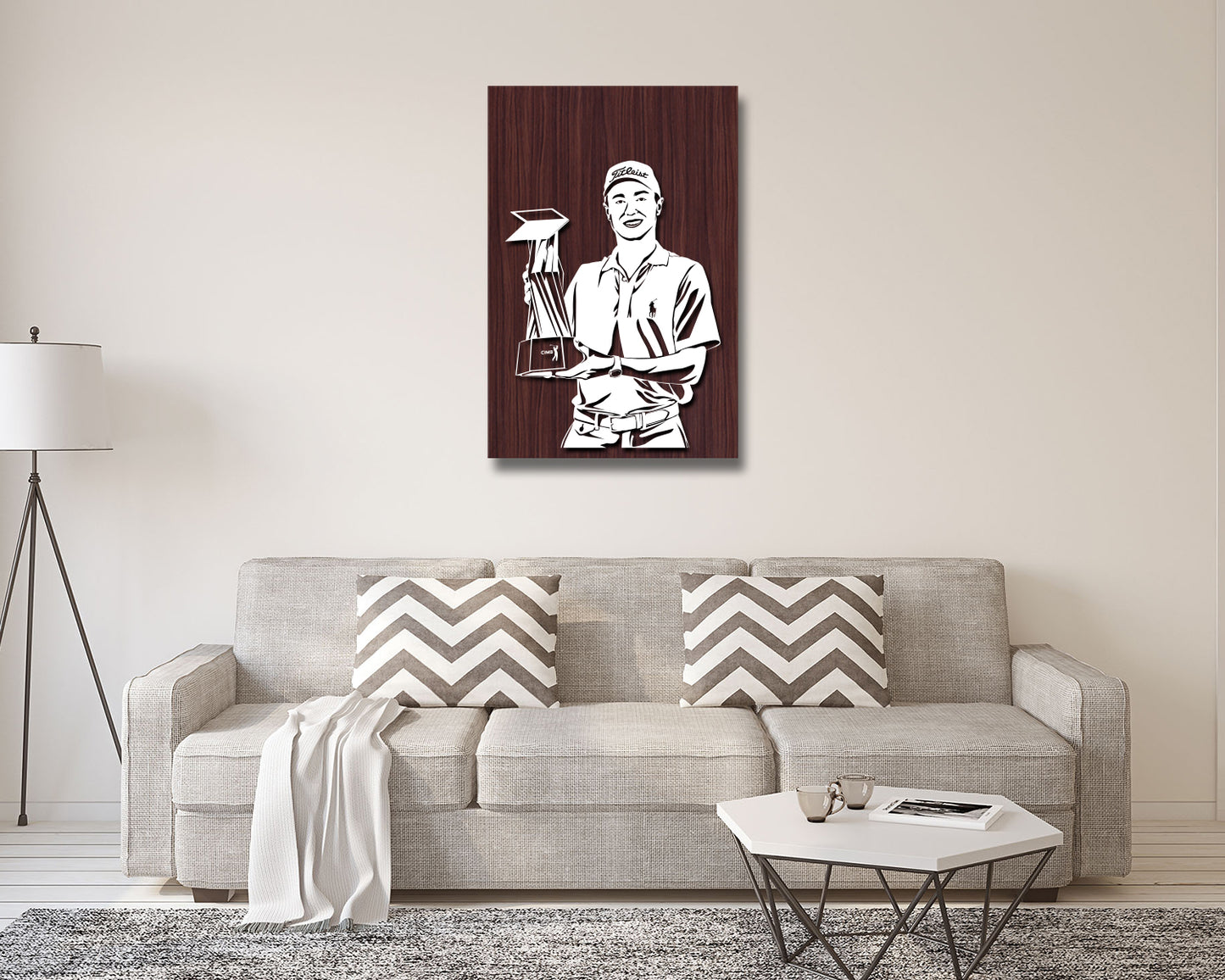 Justin Thomas LED Wooden Decal