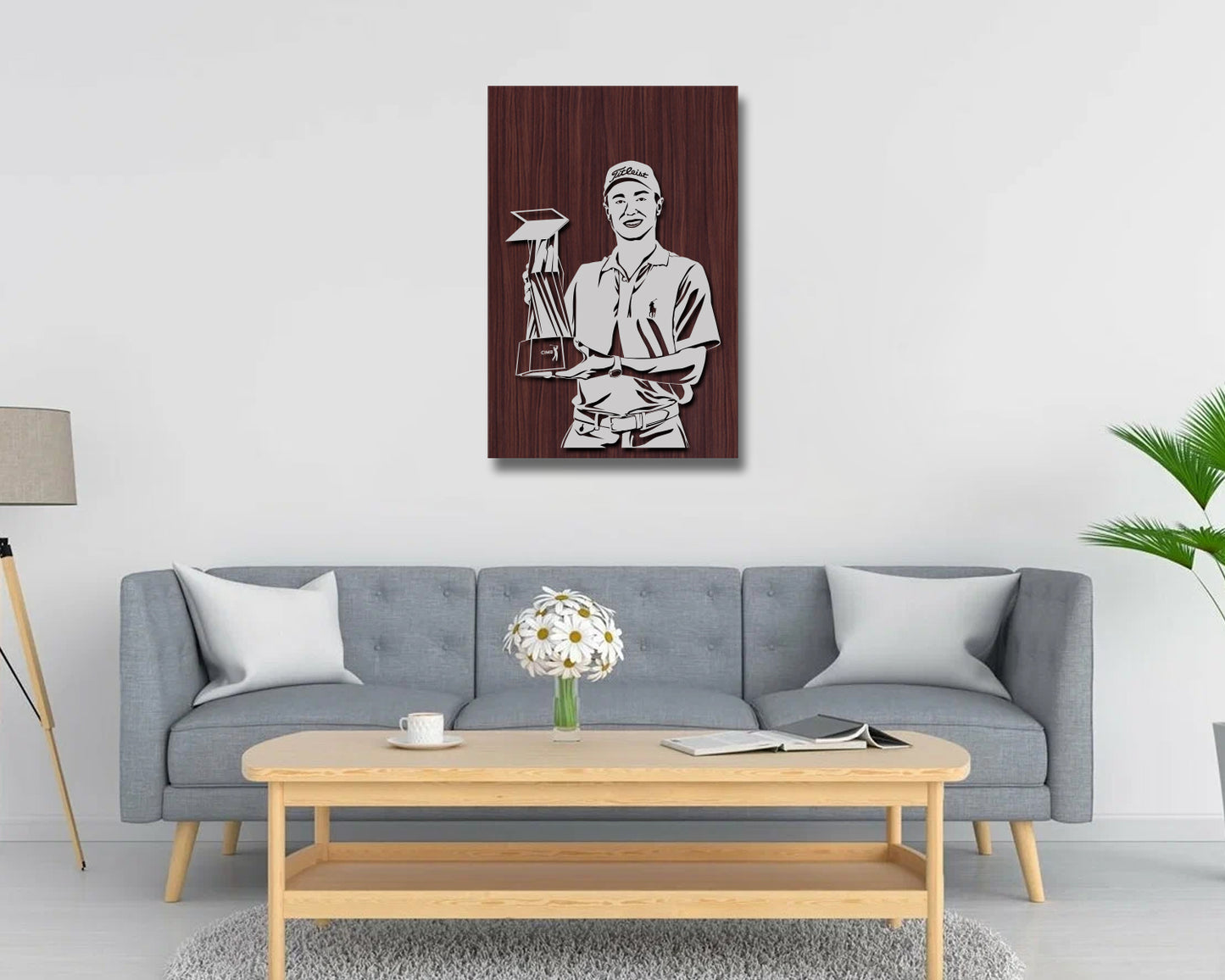 Justin Thomas LED Wooden Decal