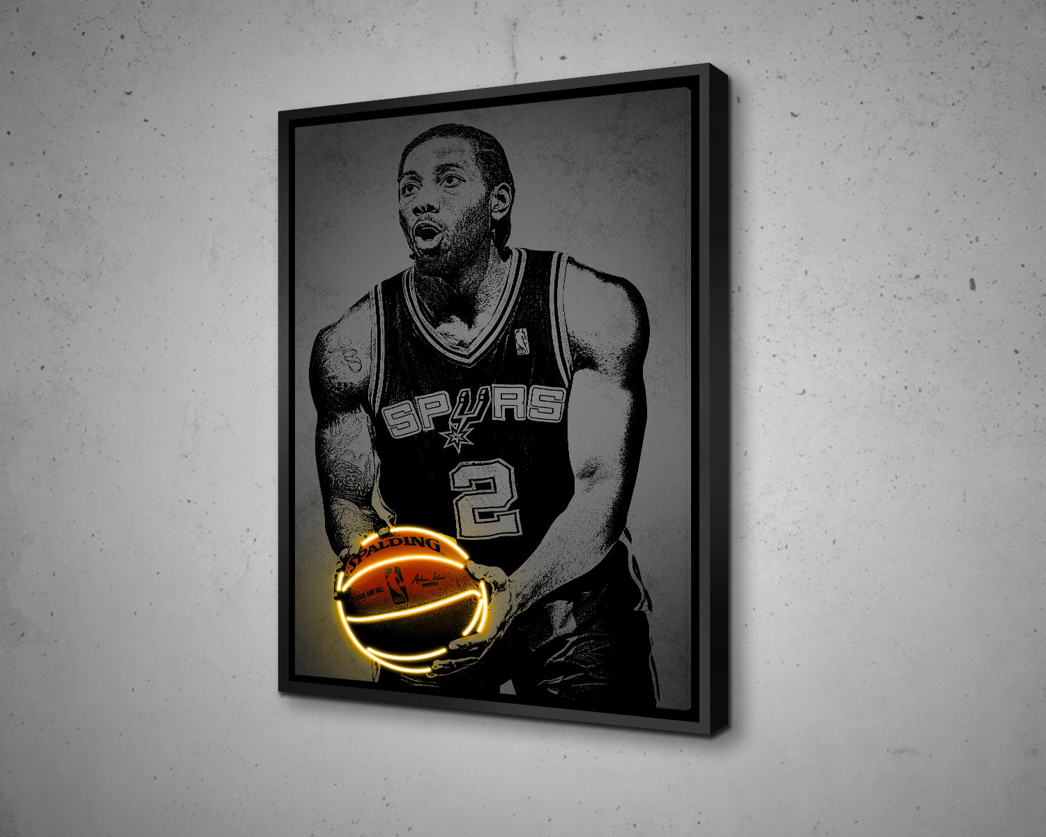 Kawhi Leonard Canvas Wall Art