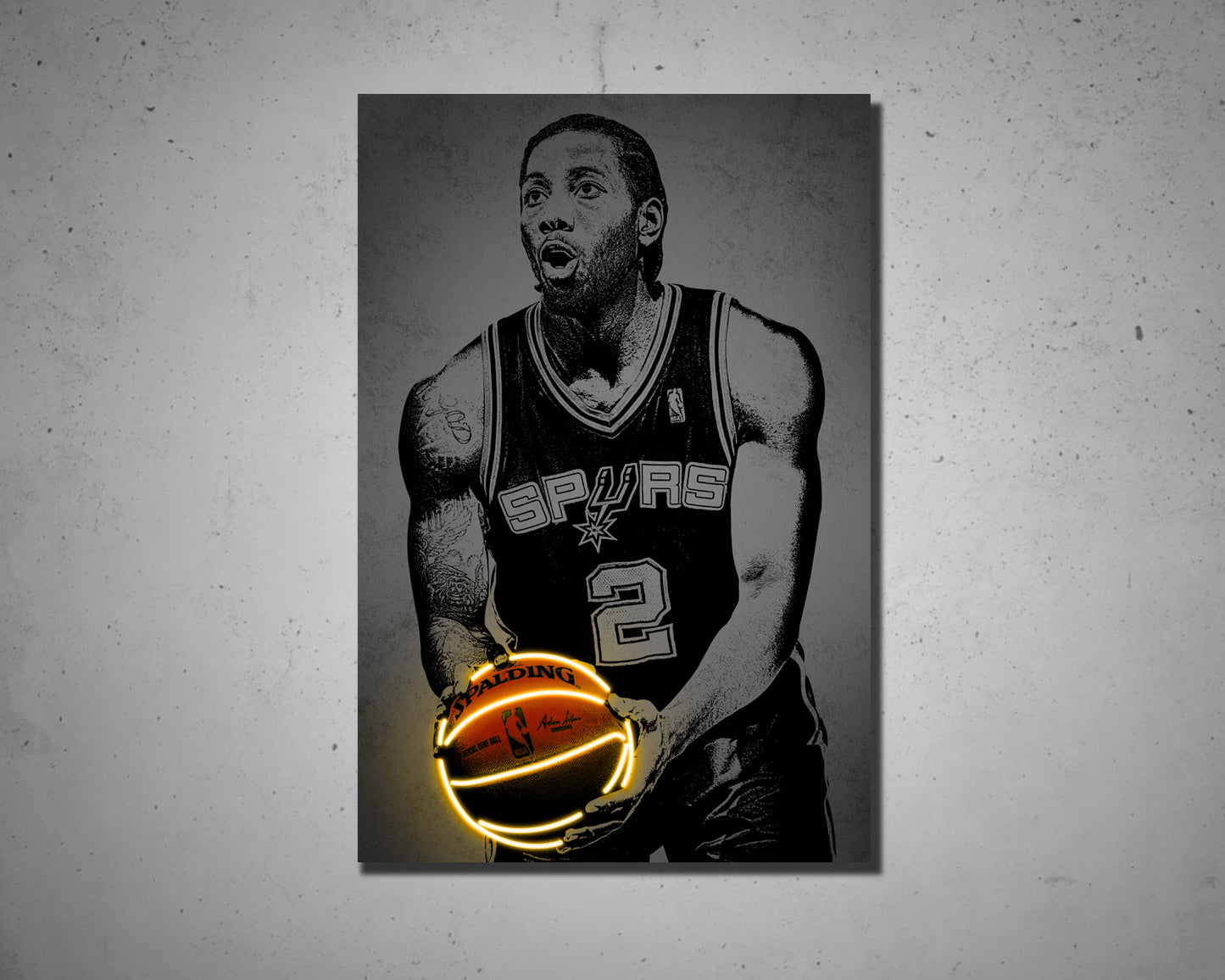 Kawhi Leonard Canvas Wall Art