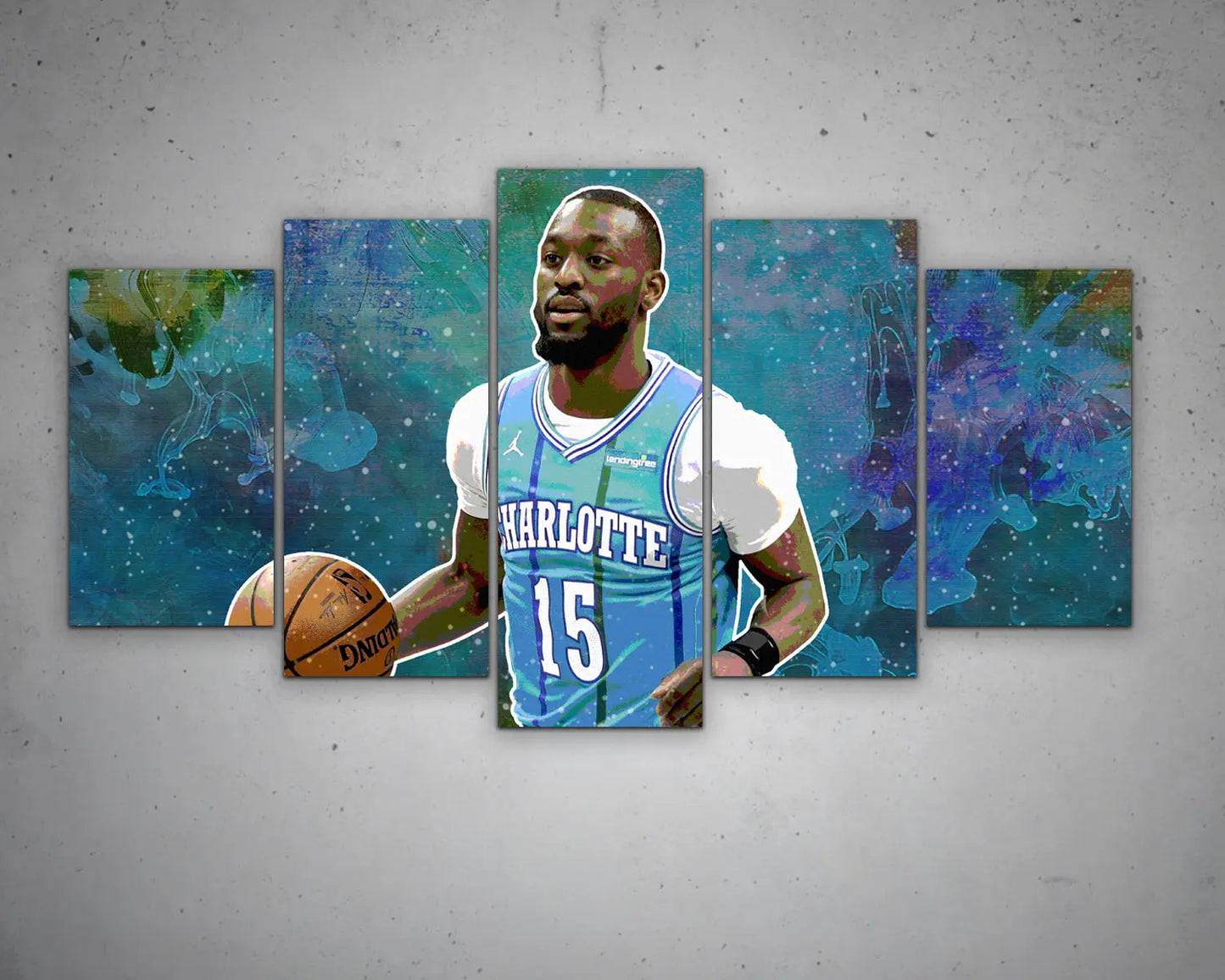 Kemba Walker Multicolour Wall Art