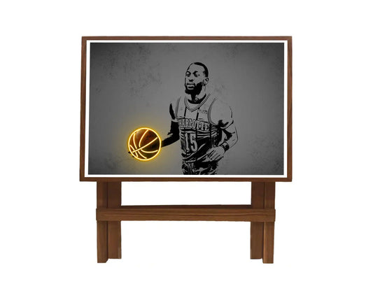 Kemba Walker Neon Effect Coffee and Laptop Table
