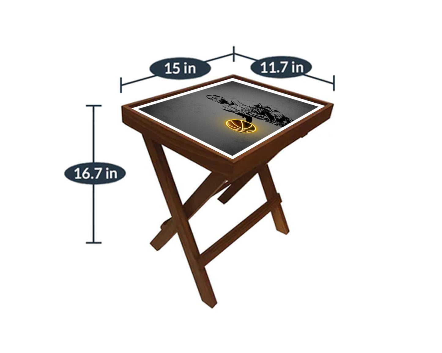 Kemba Walker Neon Effect Coffee and Laptop Table