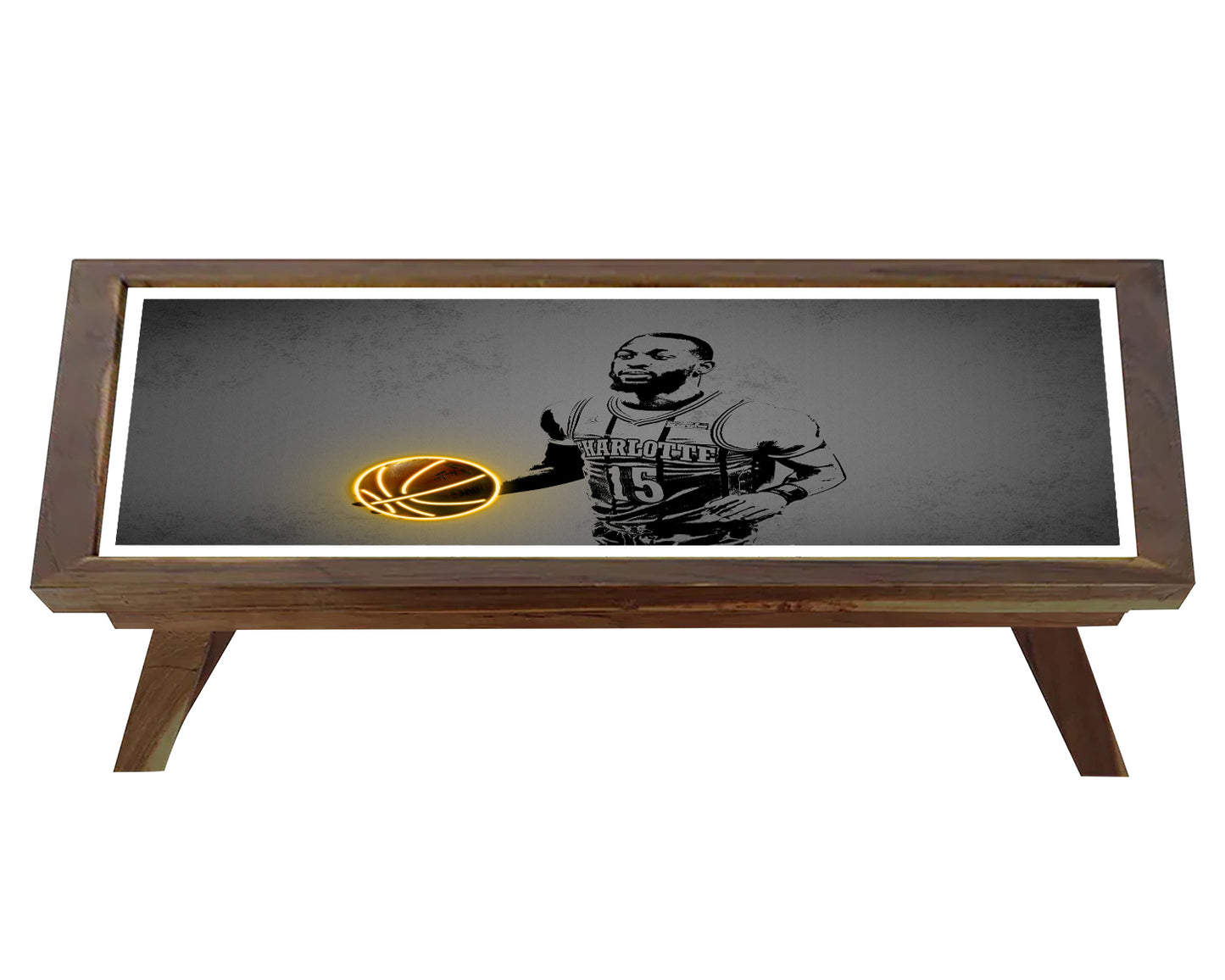Kemba Walker Neon Effect Coffee and Laptop Table