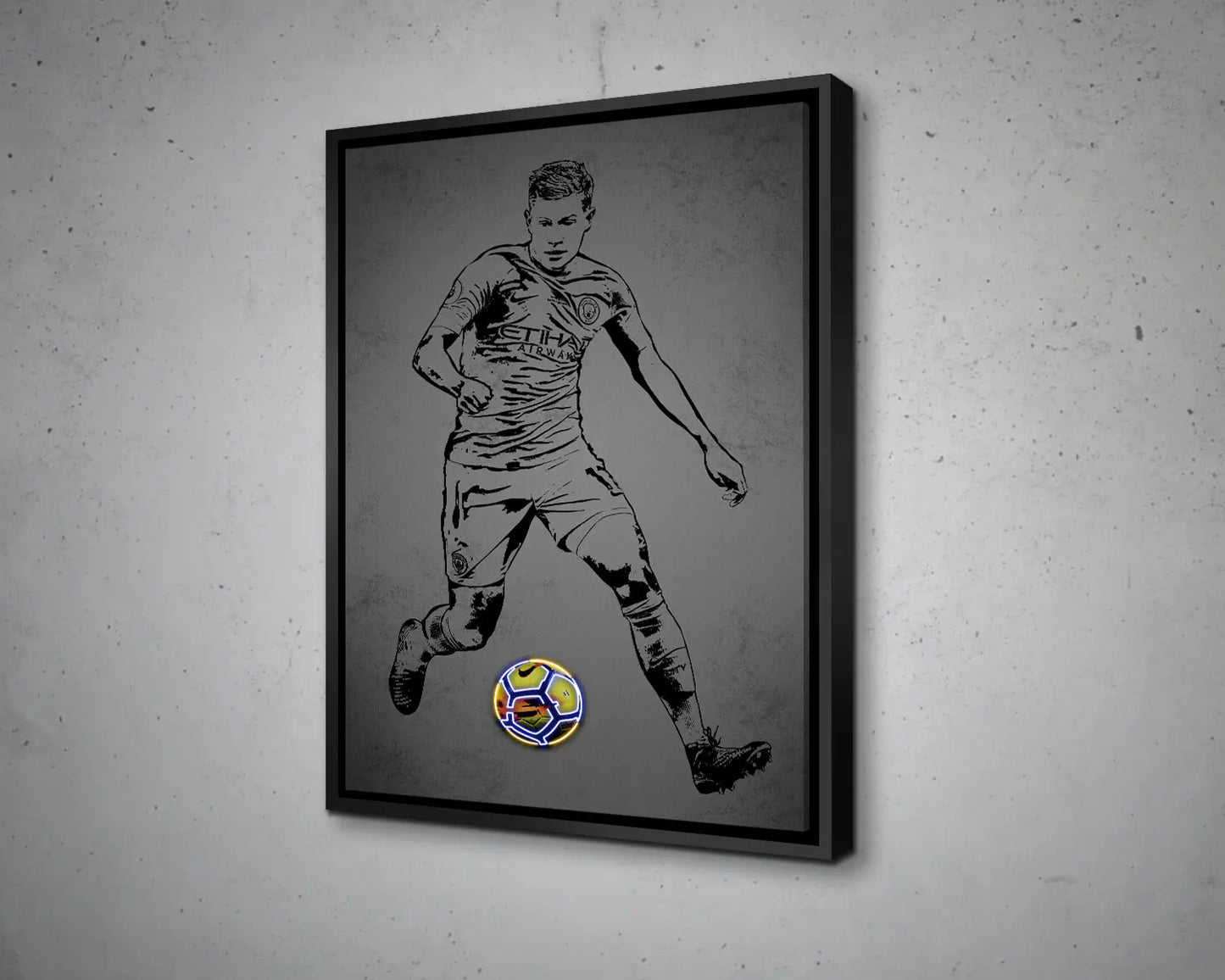 Kevin De Bruyne Canvas Wall Art