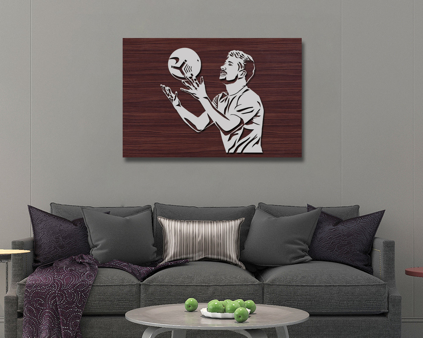 Kevin De Bruyne LED Wooden Decal