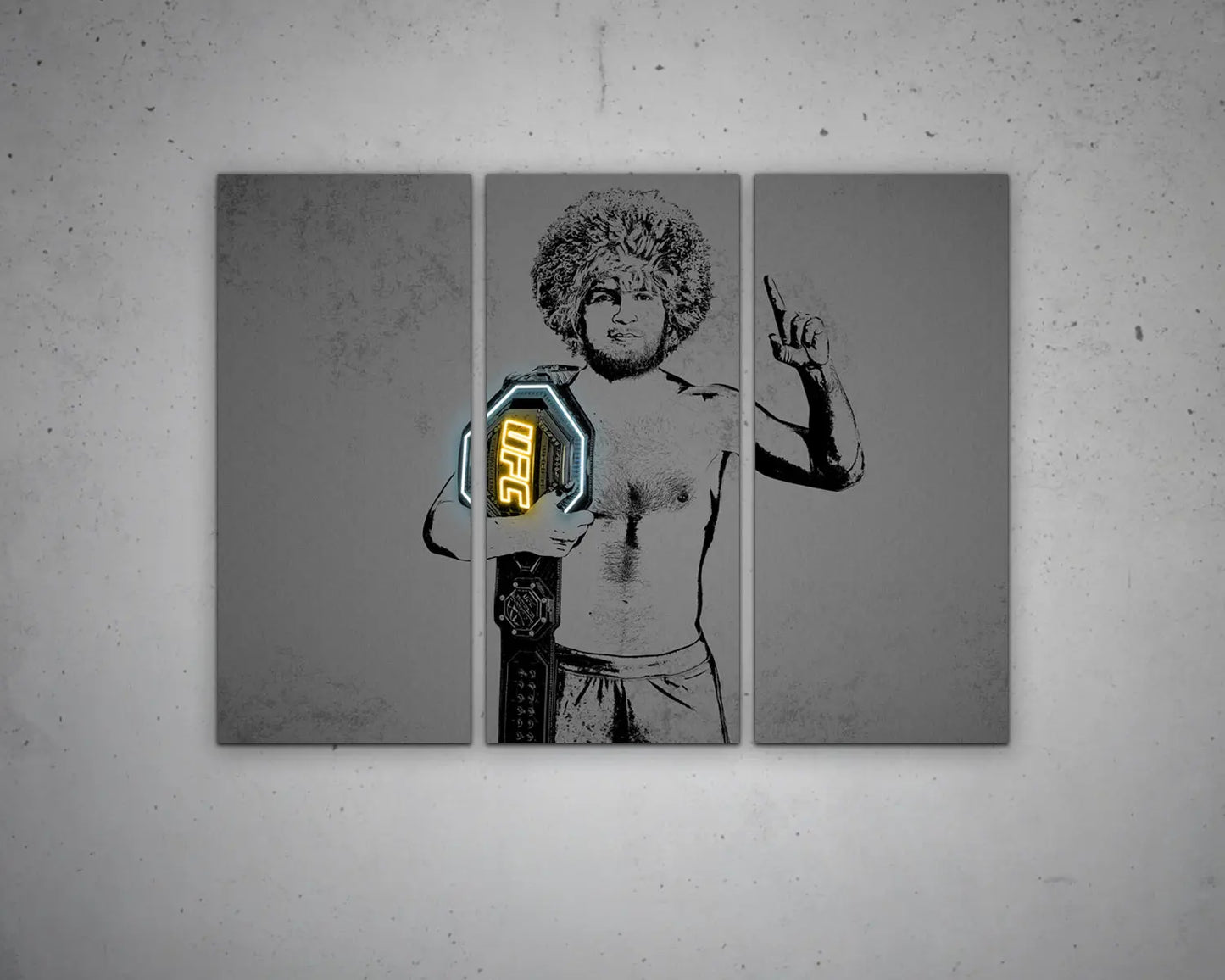 Khabib Nurmagomedov Canvas Wall Art