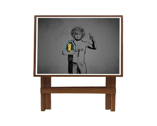Khabib Nurmagomedov Neon Effect Coffee and Laptop Table