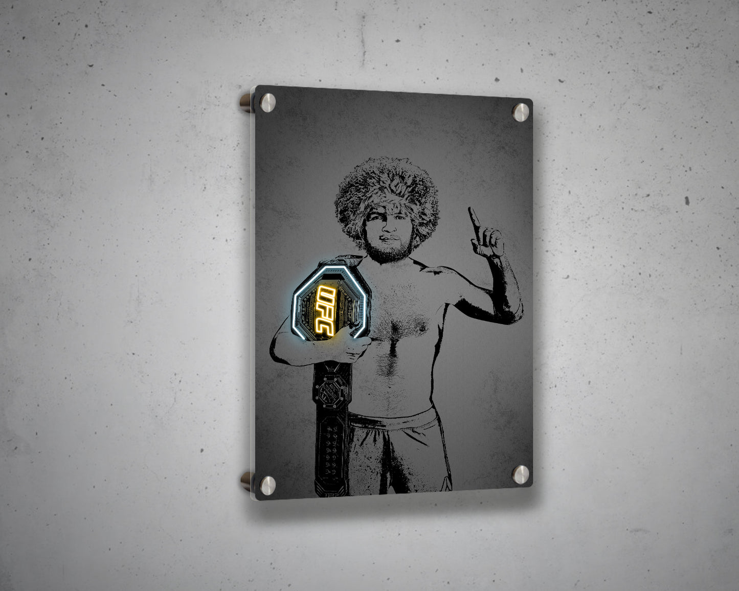 Khabib Nurmagomedov Canvas Wall Art