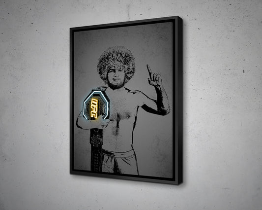 Khabib Nurmagomedov Canvas Wall Art