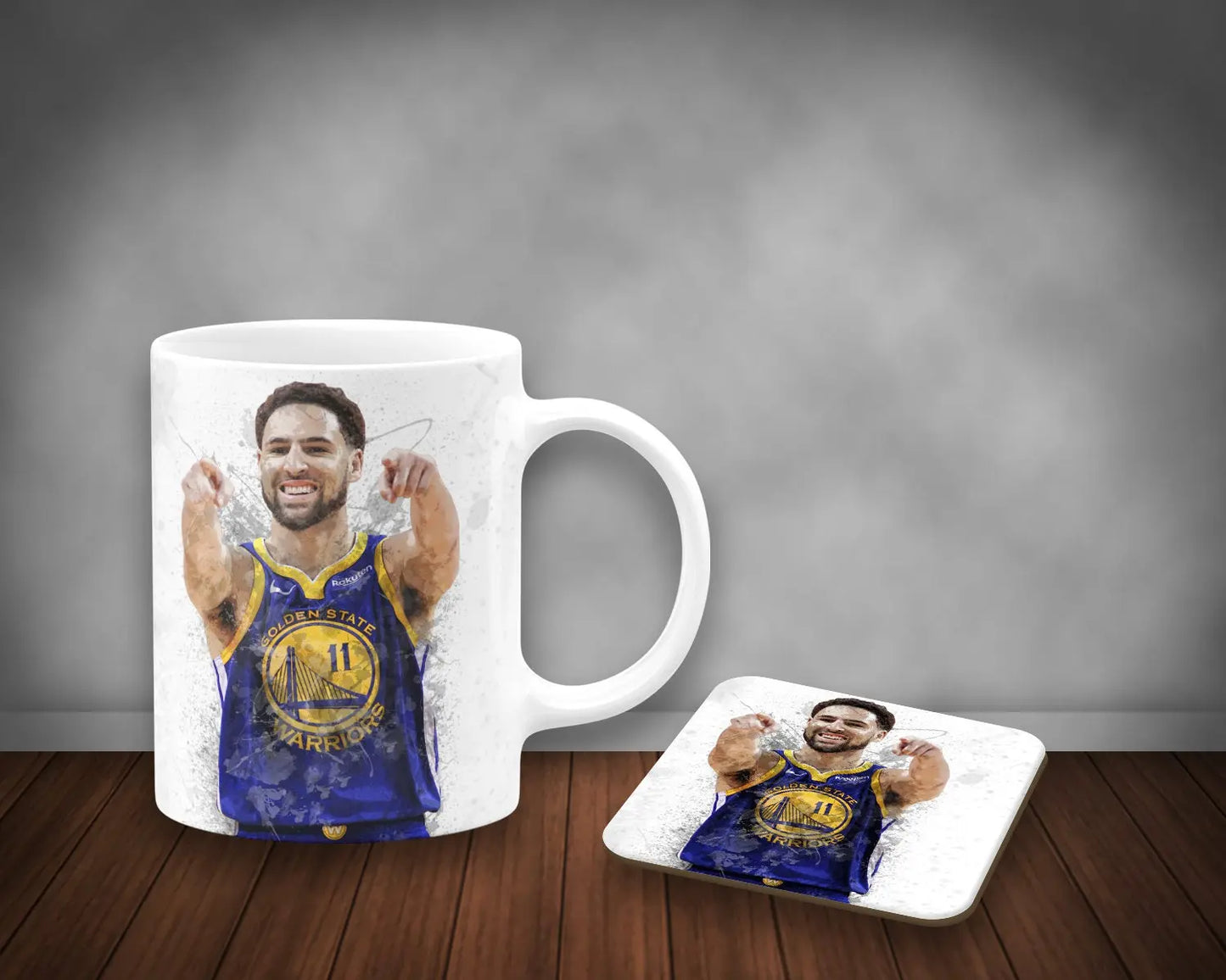 Klay Thompson Splash Effect Mug and Coaster