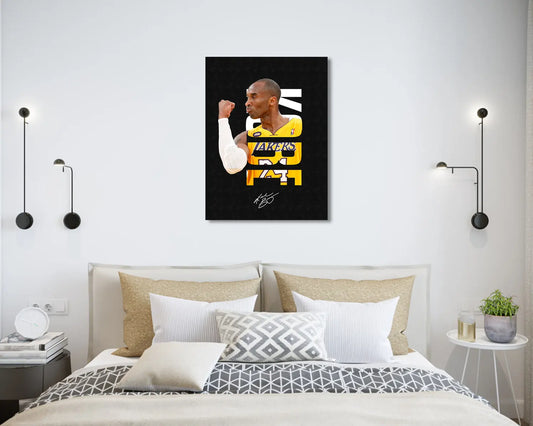 Kobe Bryant Sport Quote Canvas Wall Art