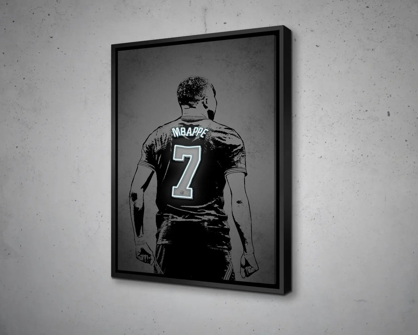 Kylian Mbappé Canvas Wall Art