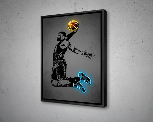 LeBron James Canvas Wall Art