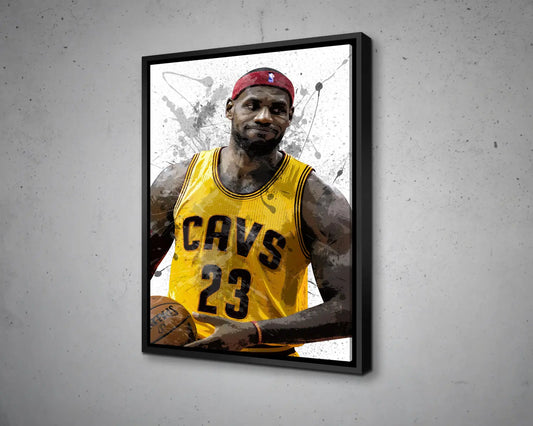Lebron James Canvas Wall Art