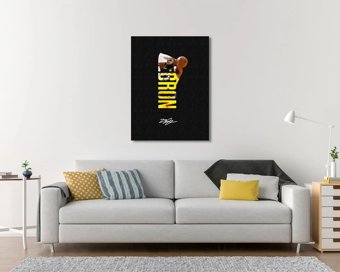 Lebron James Sport Quote Canvas Wall Art