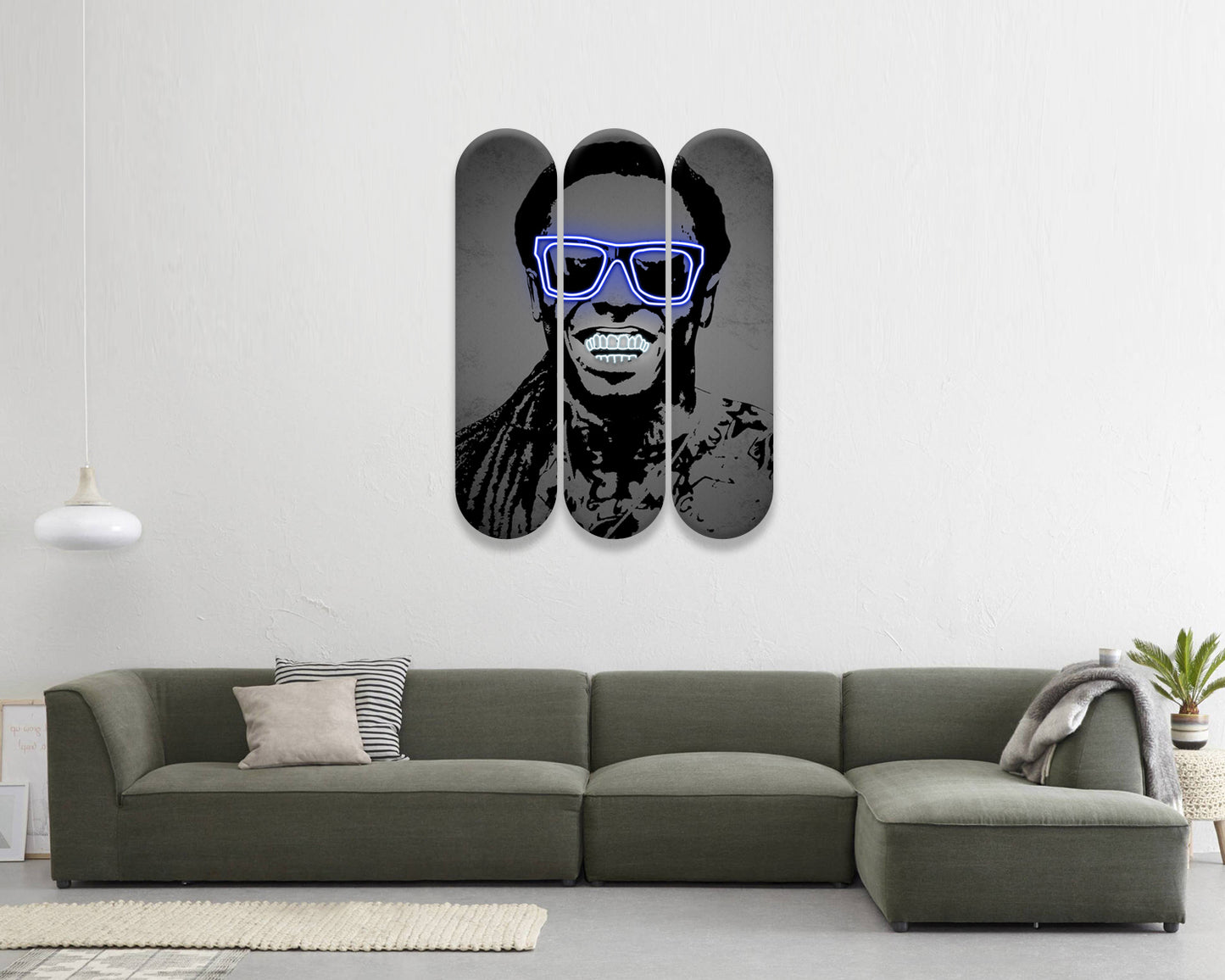 Lil Wayne Acrylic Skateboard Wall Art