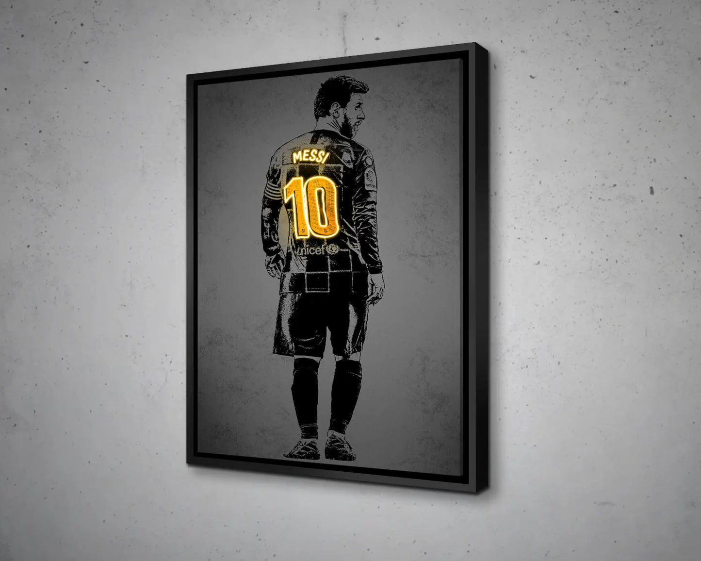 Lionel Messi Canvas Wall Art
