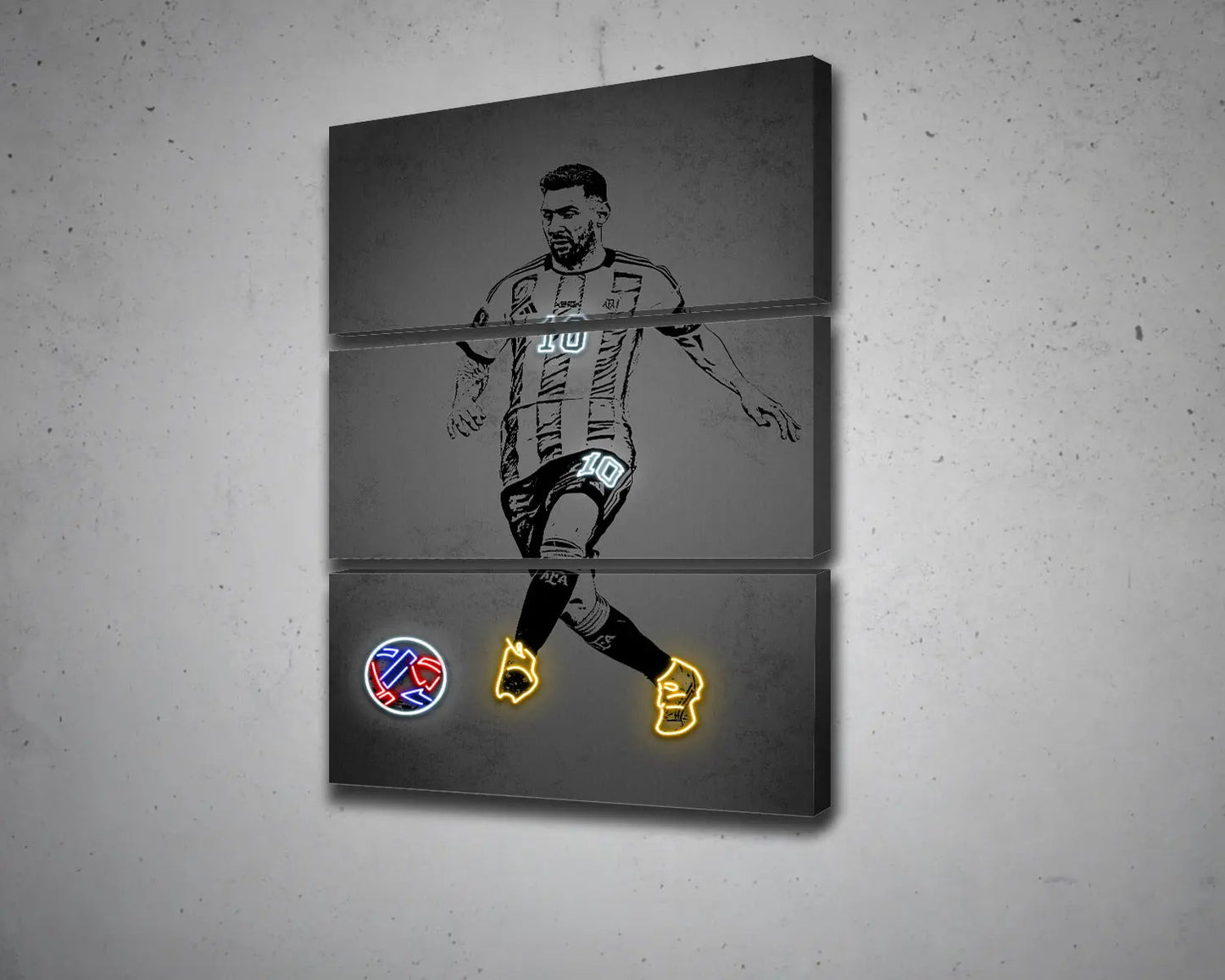 Lionel Messi Canvas Wall Art