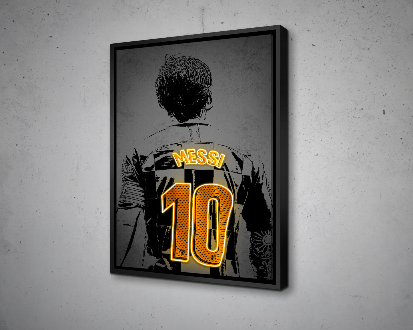 Lionel Messi Canvas Wall Art