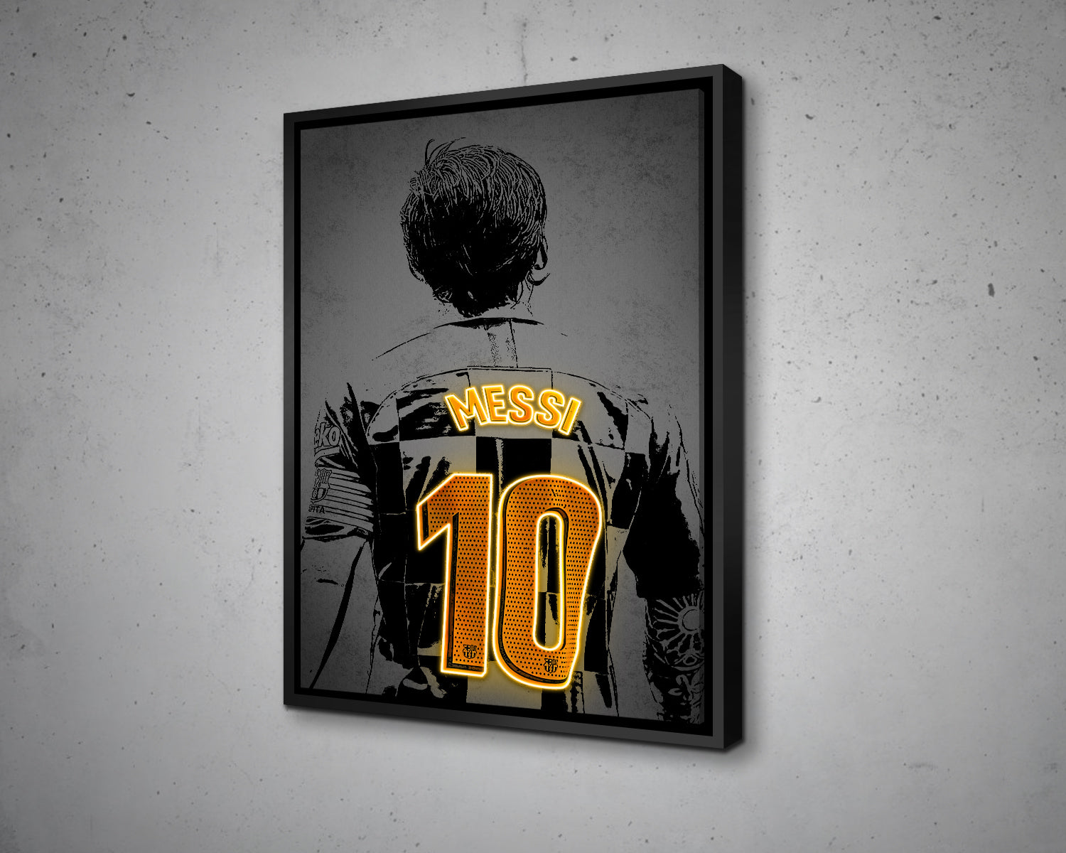 Lionel Messi Canvas Wall Art