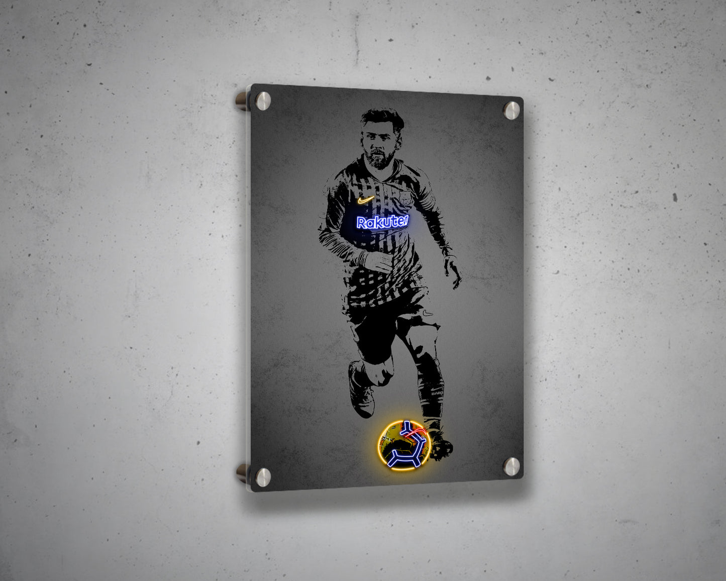 Lionel Messi Canvas Wall Art