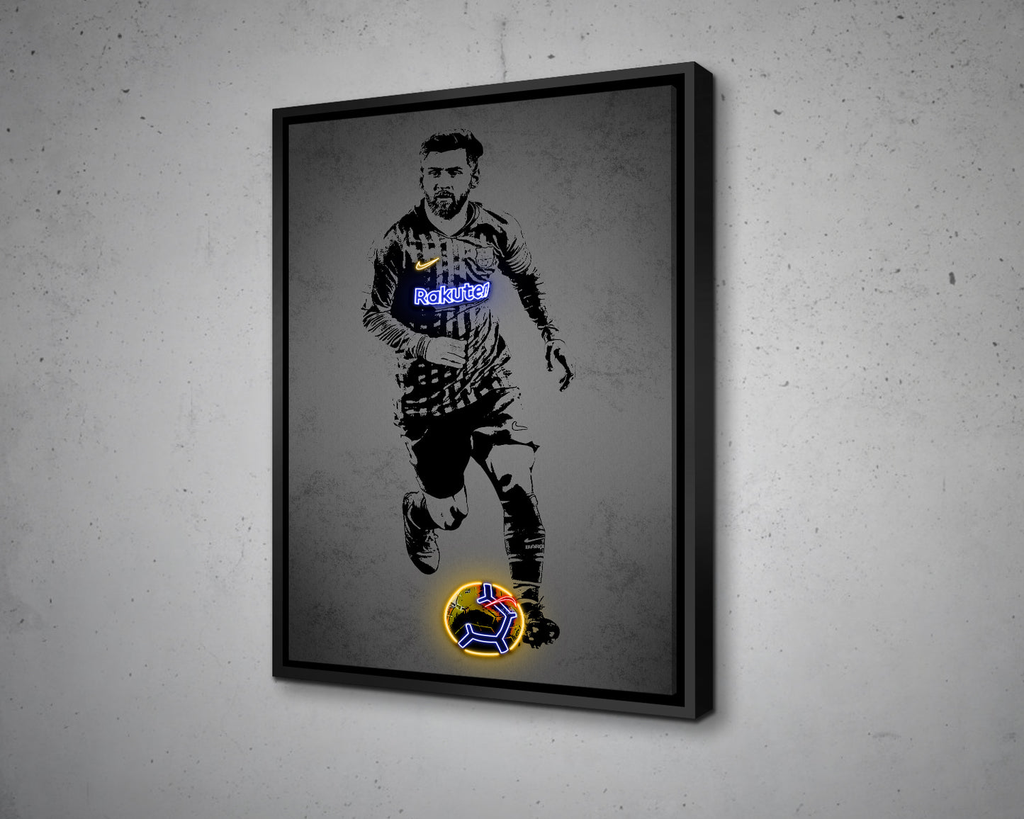 Lionel Messi Canvas Wall Art