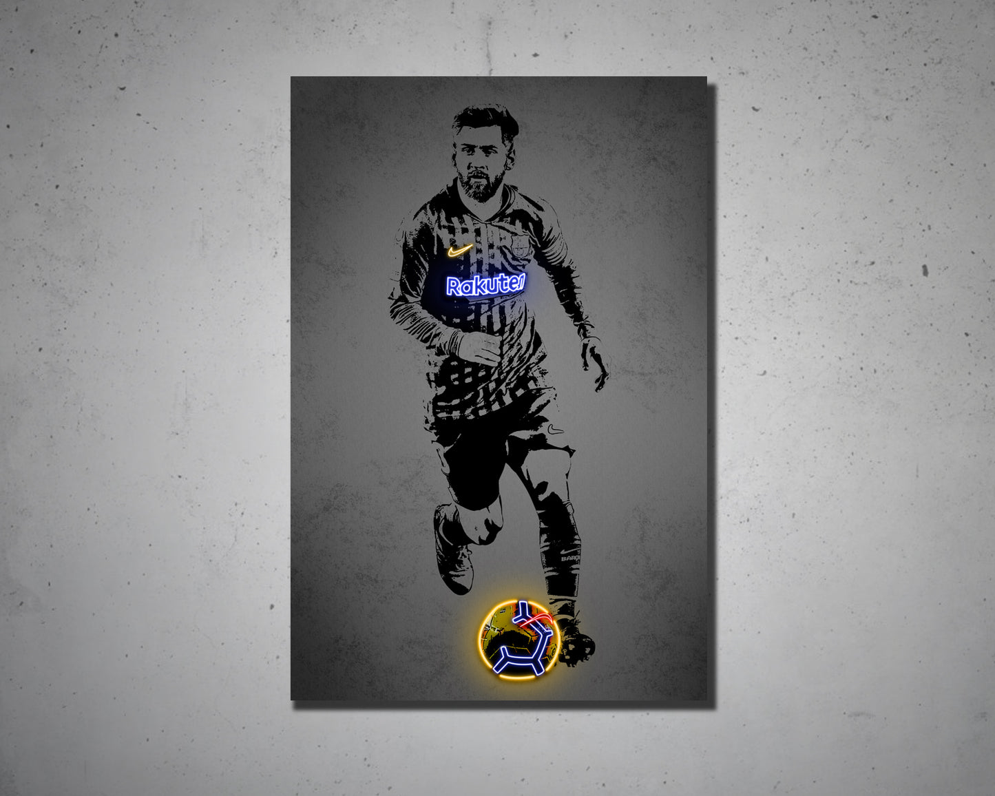 Lionel Messi Canvas Wall Art